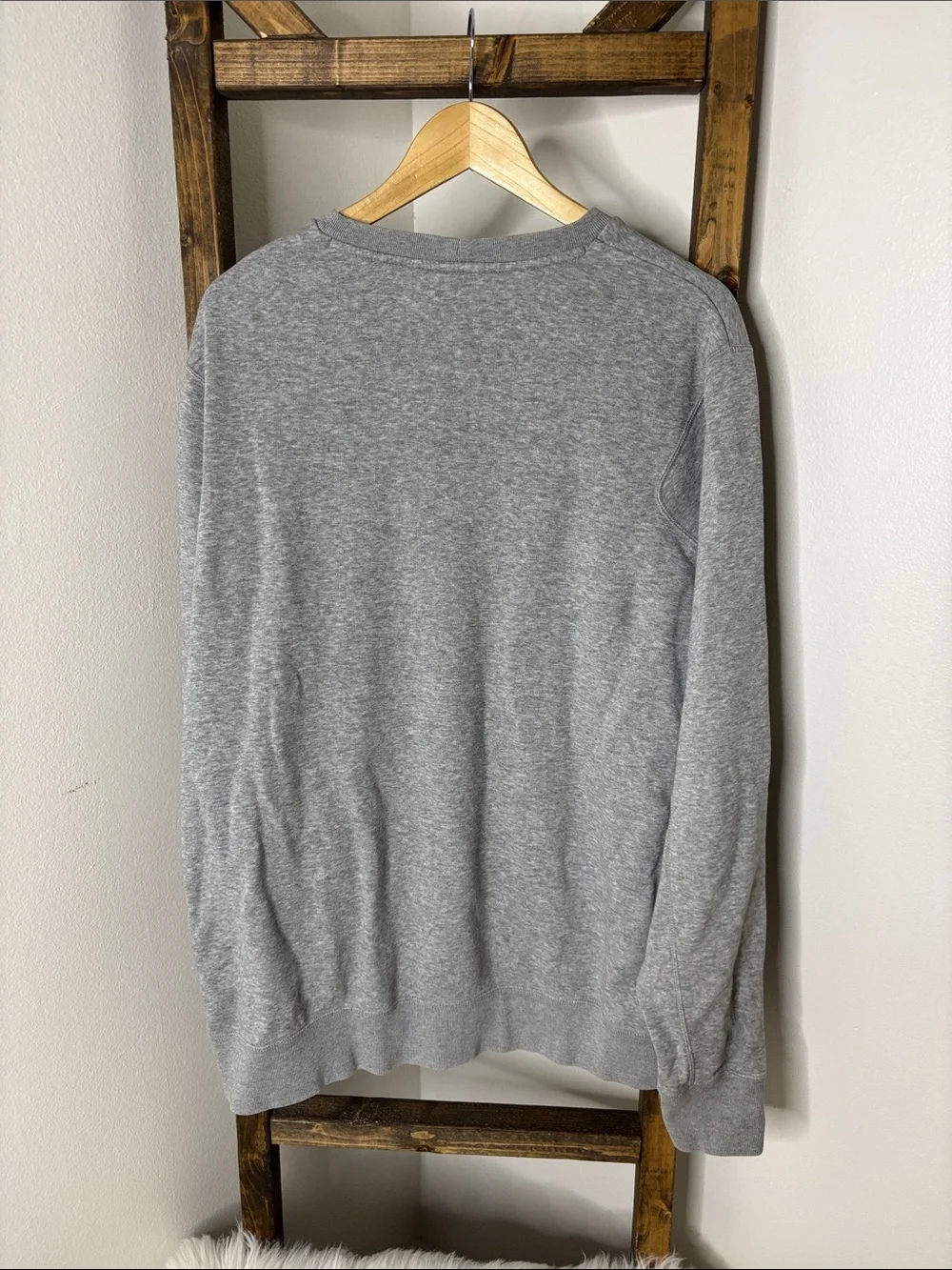 Air Jordan Gray Crewneck Sweatshirt with Black Jumpman Size XXL